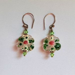 Floral Drop Earrings